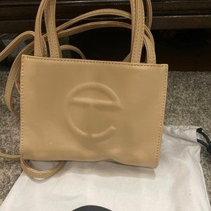 Telfar Small Cream Bag ( LIKE NEW)
